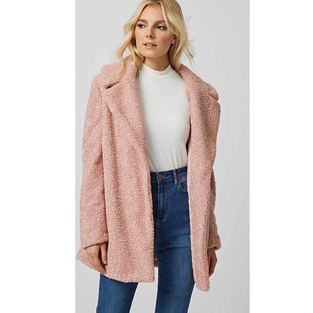 Sherpa Pink Coat